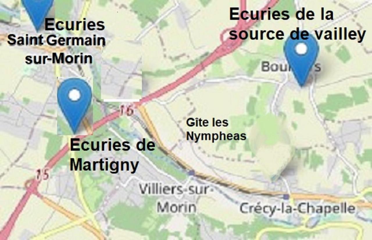 Les Nympheas, Appart Au Calme Et Grand Jardin A 15 Min De Disneyland, Crecy-la-Chapelle Eksteriør bilde