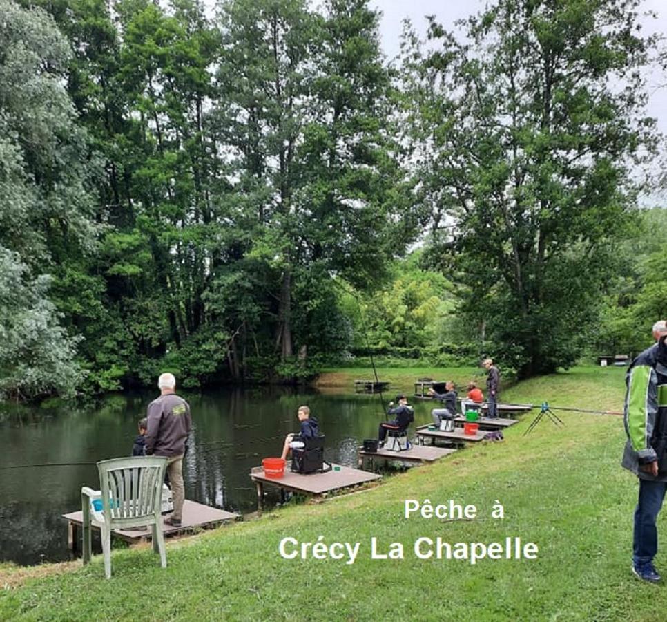 Les Nympheas, Appart Au Calme Et Grand Jardin A 15 Min De Disneyland, Crecy-la-Chapelle Eksteriør bilde