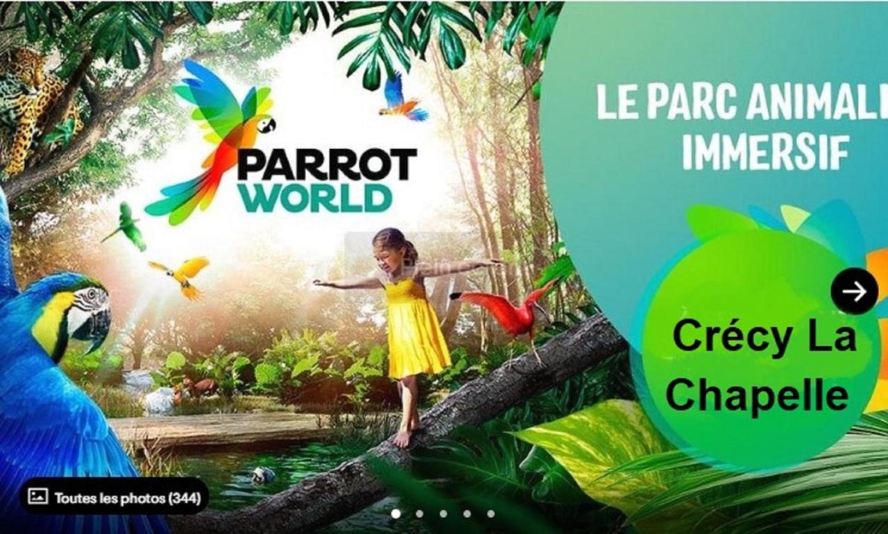 Les Nympheas, Appart Au Calme Et Grand Jardin A 15 Min De Disneyland, Crecy-la-Chapelle Eksteriør bilde